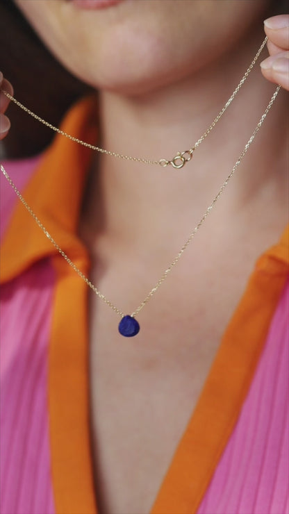 Lapis Lazuli Necklace · September Birthstone