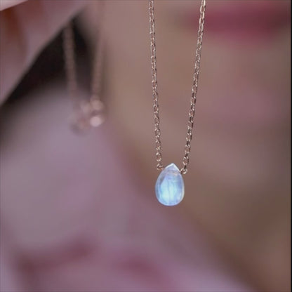 Rainbow Moonstone Necklace