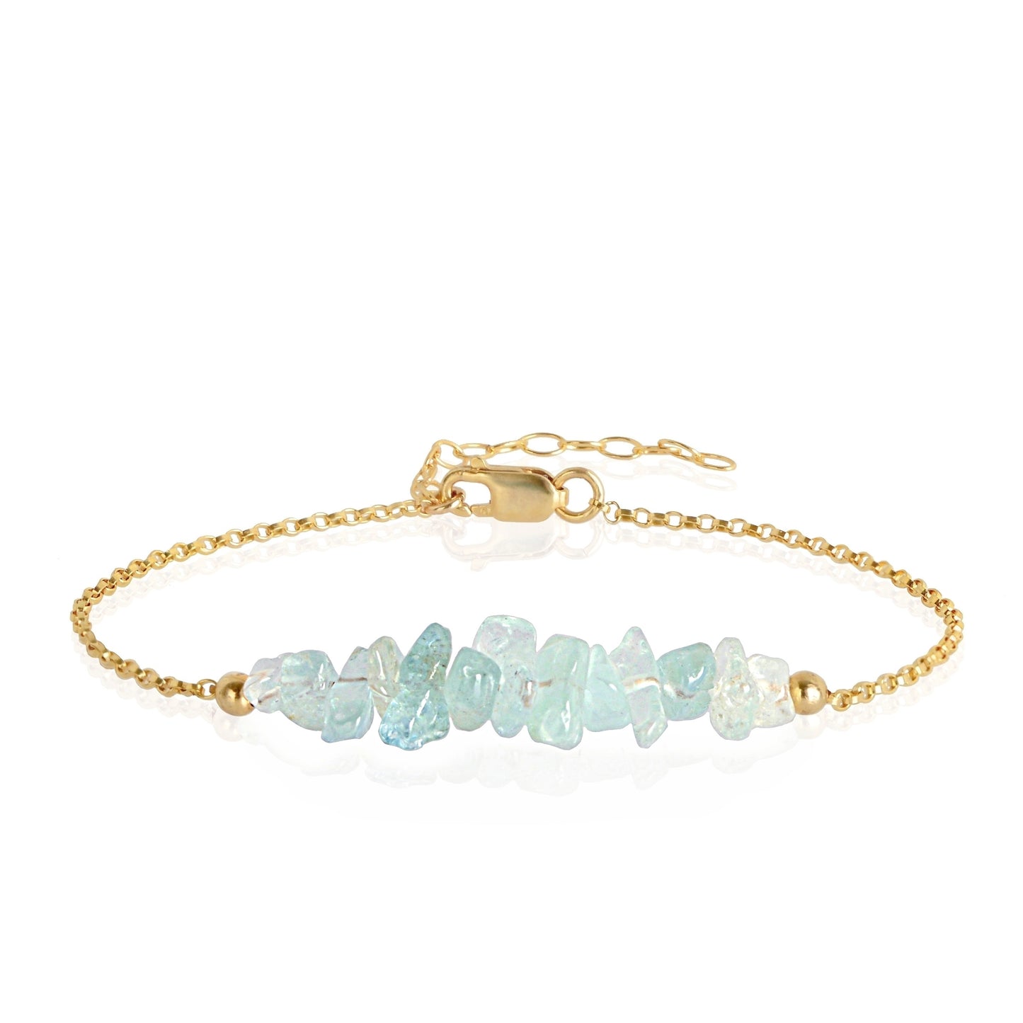 Raw Aquamarine Bracelet • TERRA