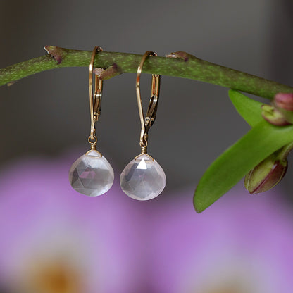 Rose Quartz Earrings