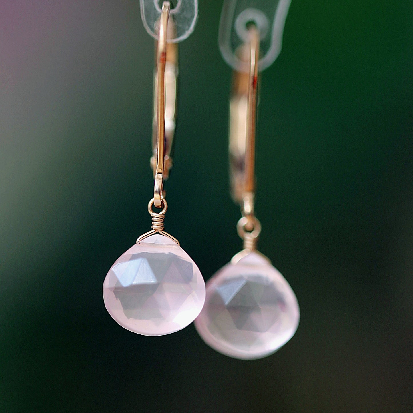 Rose Quartz Earrings
