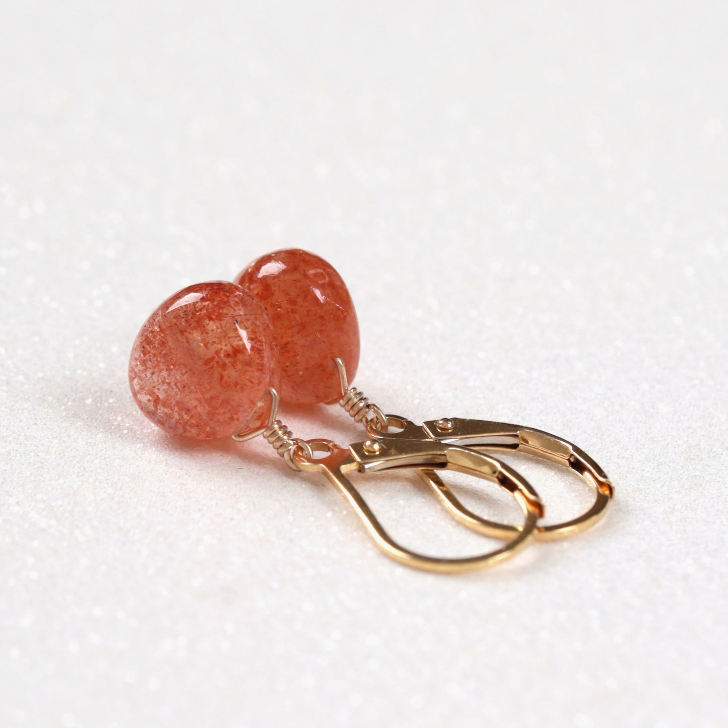 Sunstone Earrings