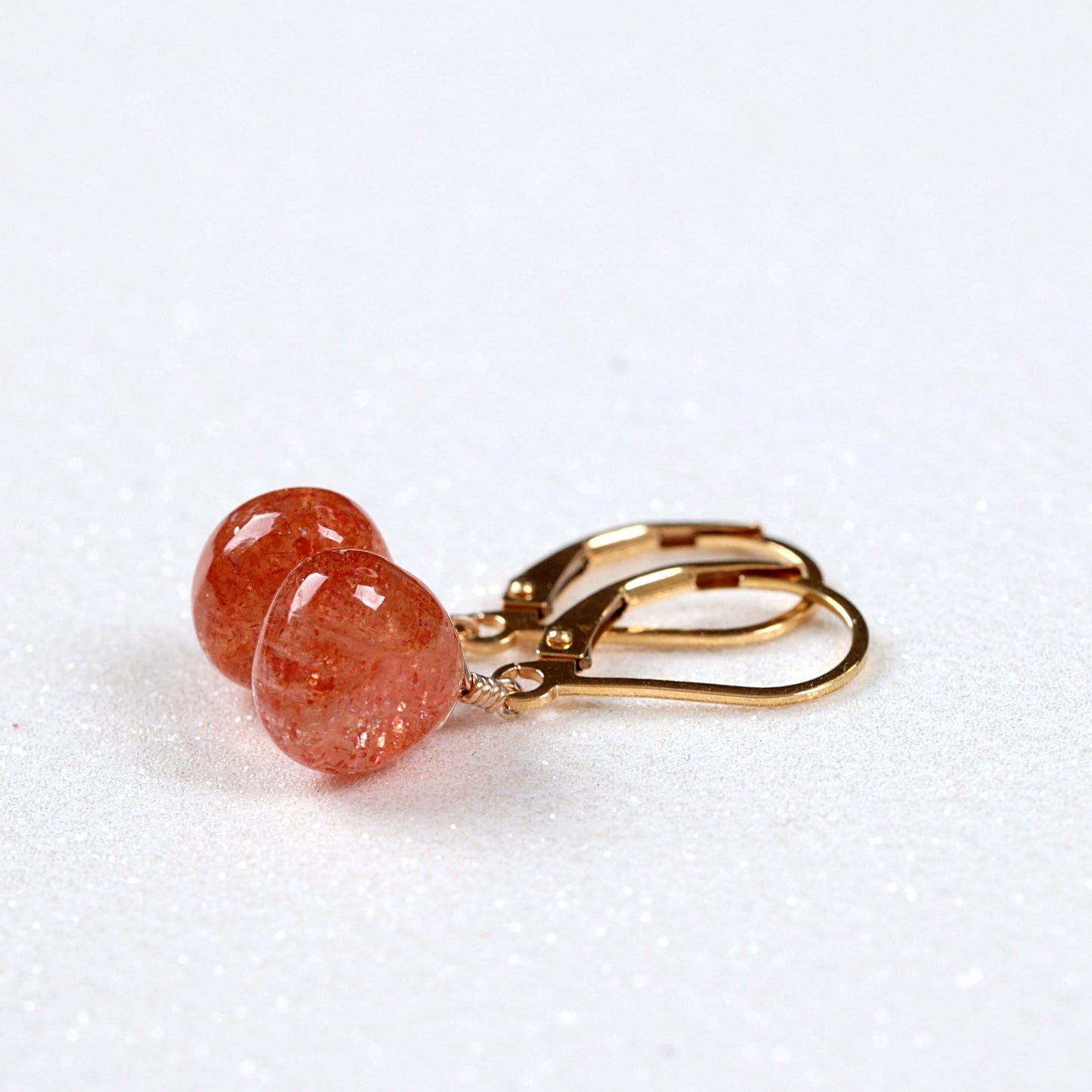 Sunstone Earrings