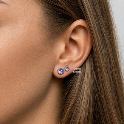 Tanzanite Stud Earrings