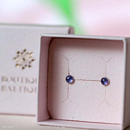 Tanzanite Stud Earrings