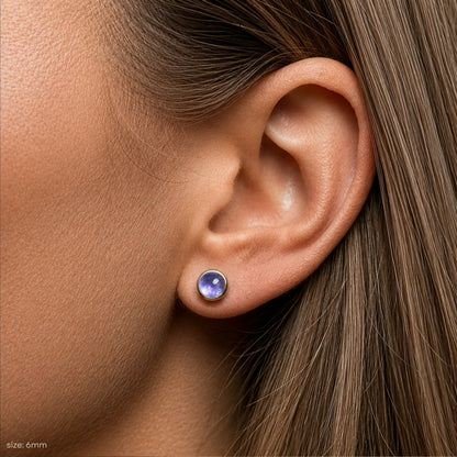 Tanzanite Stud Earrings