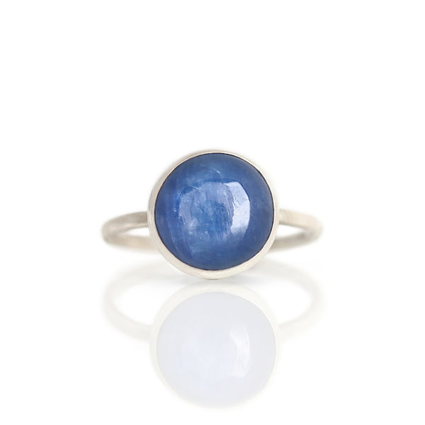 Large Blue Kyanite Ring