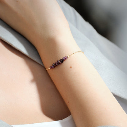 Raw Ruby Bracelet - Jewlery by Boutique Baltique