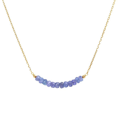 Tanzanite Bar Necklace • LINEA