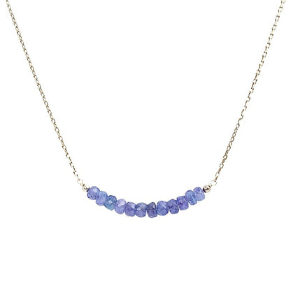 Tanzanite Bar Necklace • LINEA