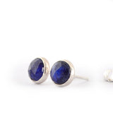 Sapphire Blue Stud Earrings