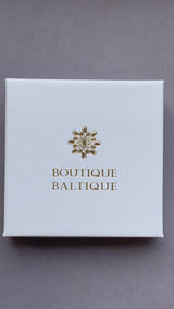 Garnet Bracelet with initials - Boutique Baltique