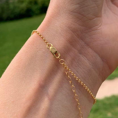 White or Blue Opal Bracelet in 14k Gold Filled, Rose Gold or Sterling Silver, Jewelry Gift for Women - October Birthstone
