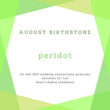 peridot august birthstone meaning
