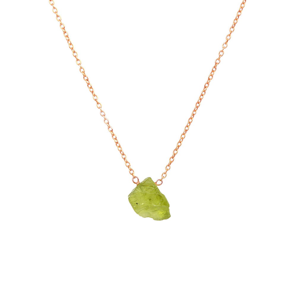 Raw Peridot Necklace – Lasting Impressions Gifts (LIG)
