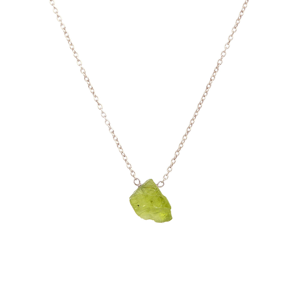 Beaded Peridot Necklace– Admirable Jewels