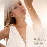 LUNA Pearl Jewelry Set for Bride