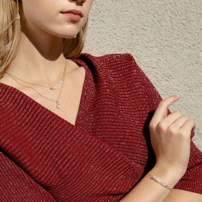 Raw Rainbow Moonstone Birthstone Jewlery - Jewlery by Boutique Baltique