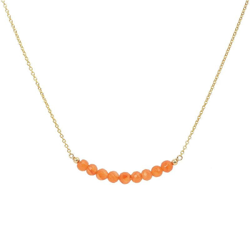 Carnelian Bar Necklace - Boutique Baltique