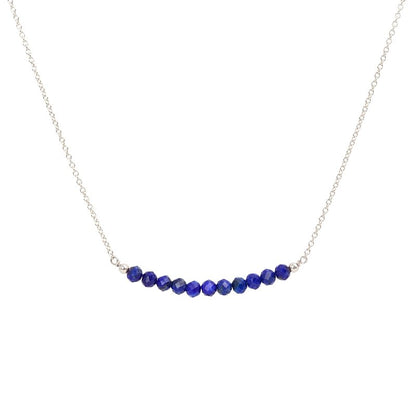Lapis Lazuli Bar Necklace - Boutique Baltique