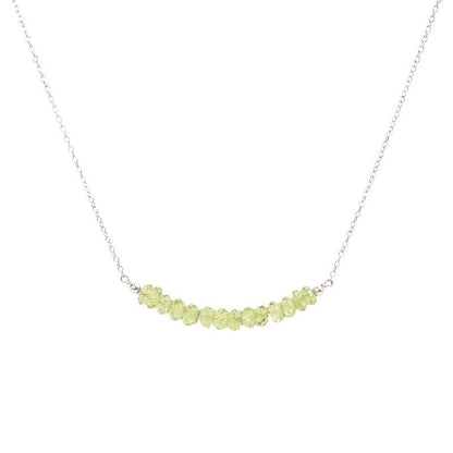 Peridot Bar Necklace - Boutique Baltique