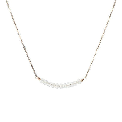 Rock Crystal Bar Necklace - Boutique Baltique