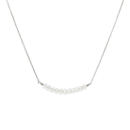 Rock Crystal Bar Necklace - Boutique Baltique