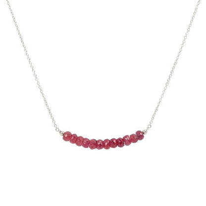 Ruby Bar Necklace - Boutique Baltique